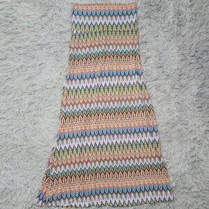 Patterned Tube Dress